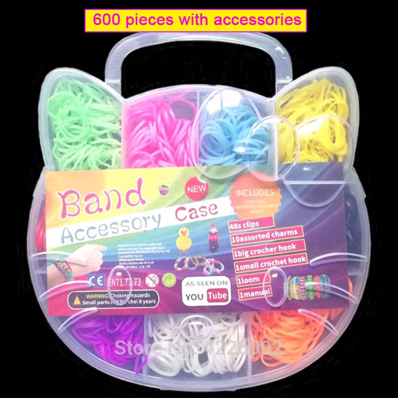 Tools Workshop Kids - Colorful Rubber Bands Loom Elastic DIY