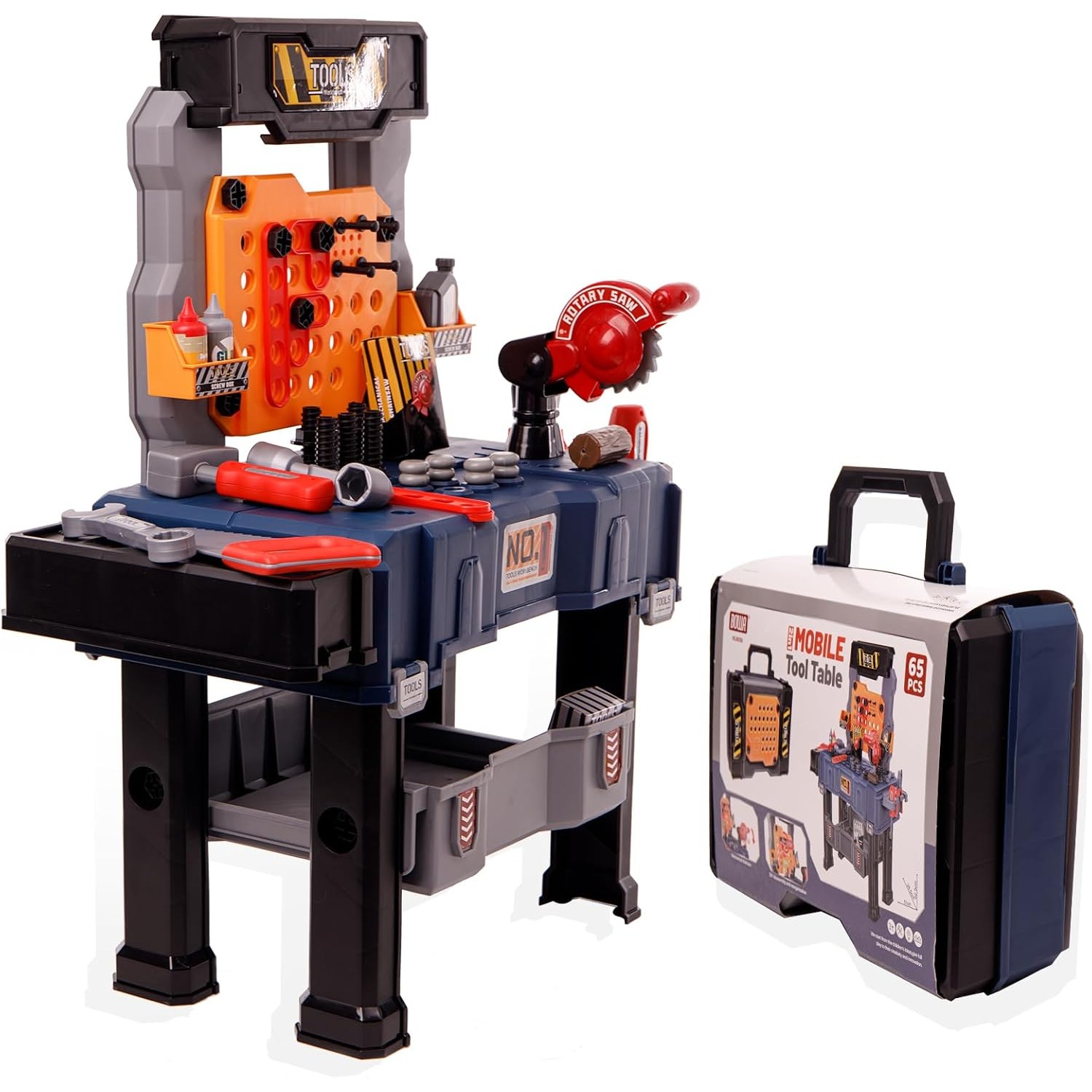 65PCS Kids Tool Bench Set Pret - Tools Workshop Kids 评论和价格