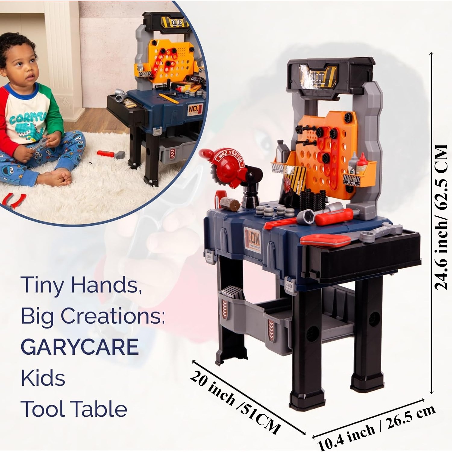 65PCS Kids Tool Bench Set Pret - Tools Workshop Kids 评论和价格