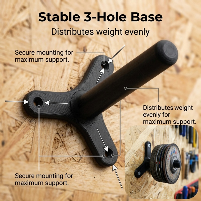 1Pcs Wall Mount Grinder Holder - Workshop Tools Wall 评论和价格