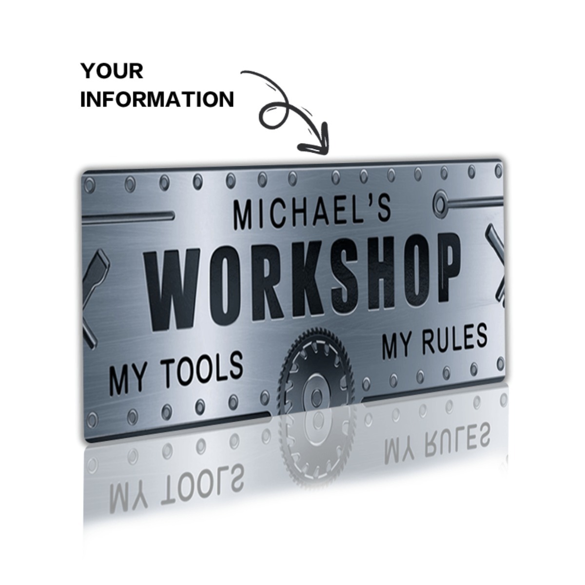 Personalized Name Workshop Alu - Workshop Tools With Name 评论和价格