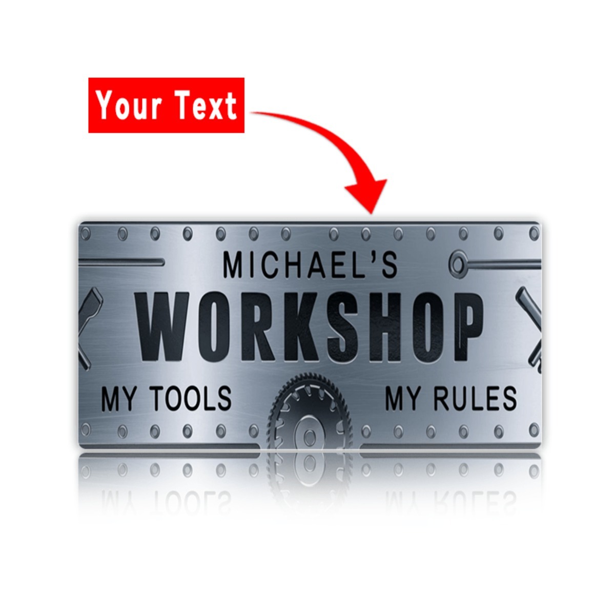 Personalized Name Workshop Alu - Workshop Tools With Name 评论和价格
