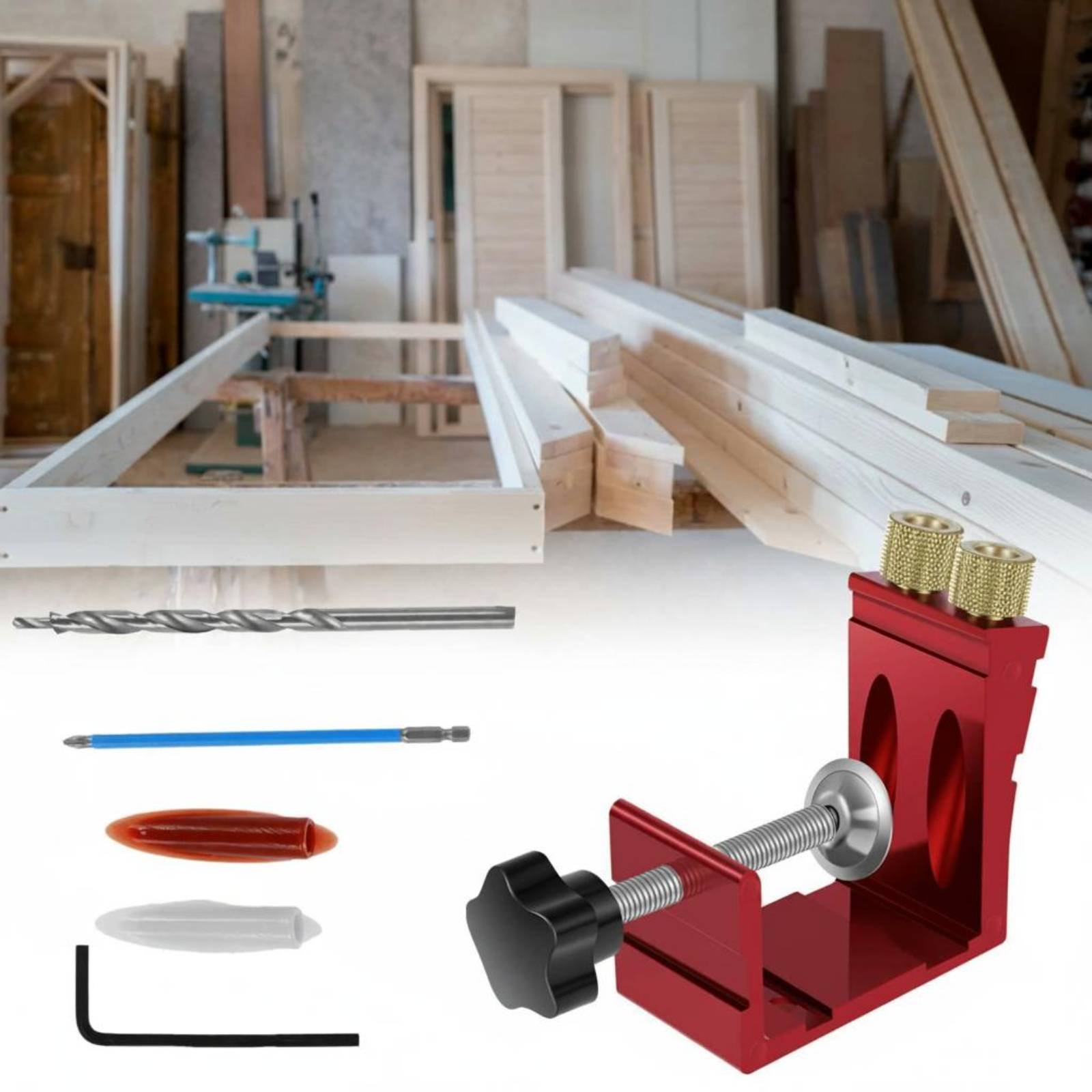 15 Degree Angle Drilling Guide - Workshop Joinery Tools 评论和价格