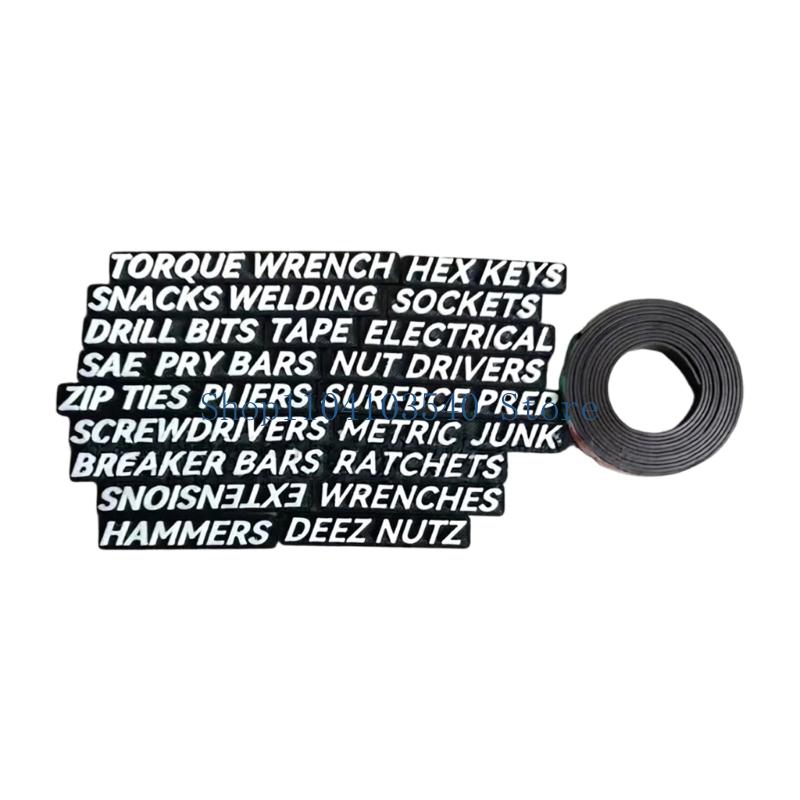 02DC Workshop Drawer Labels Ra - Workshop Tools With Name 评论和价格