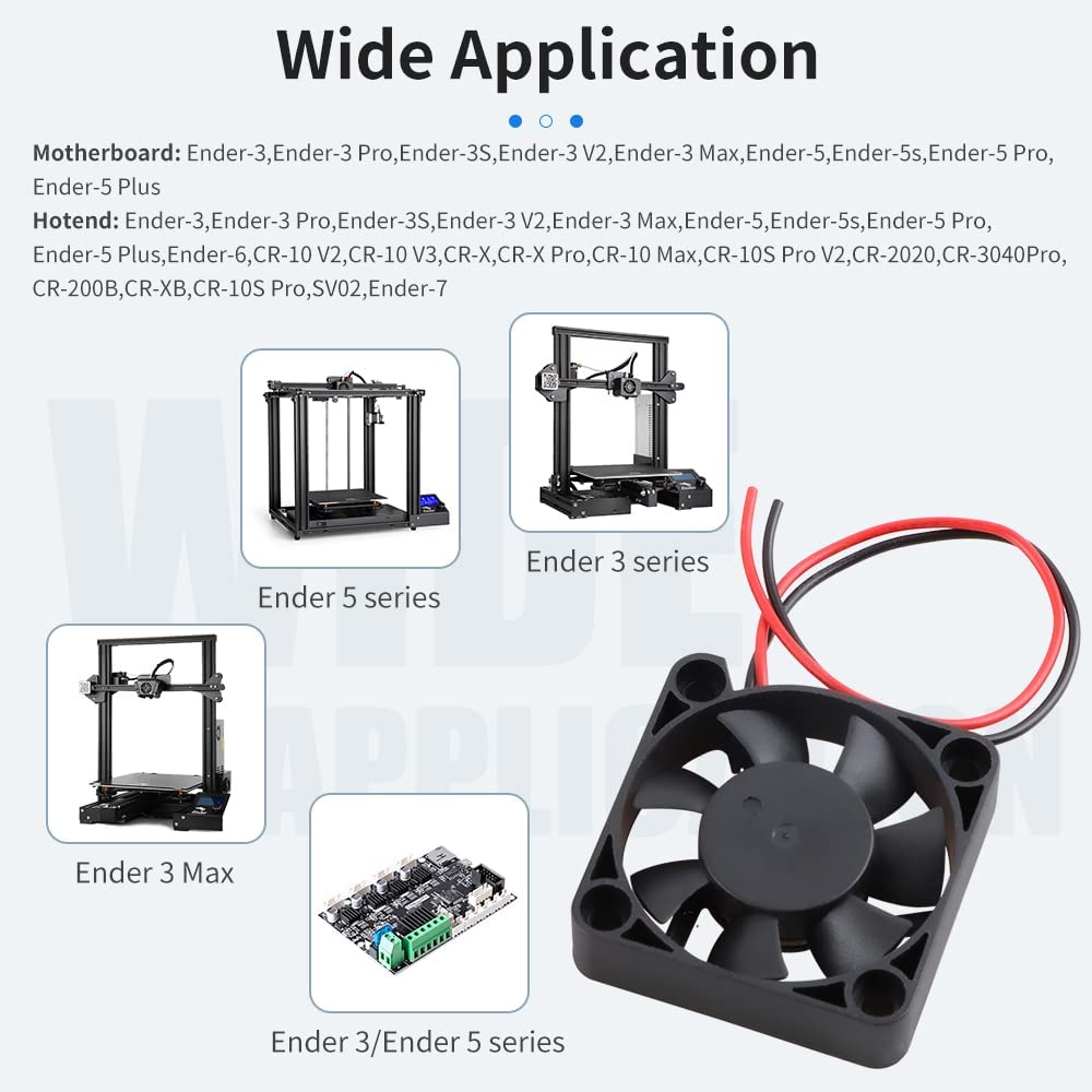 2pcs Creality Original 4010 Fa - Creality Printer Ender 3 评论和价格