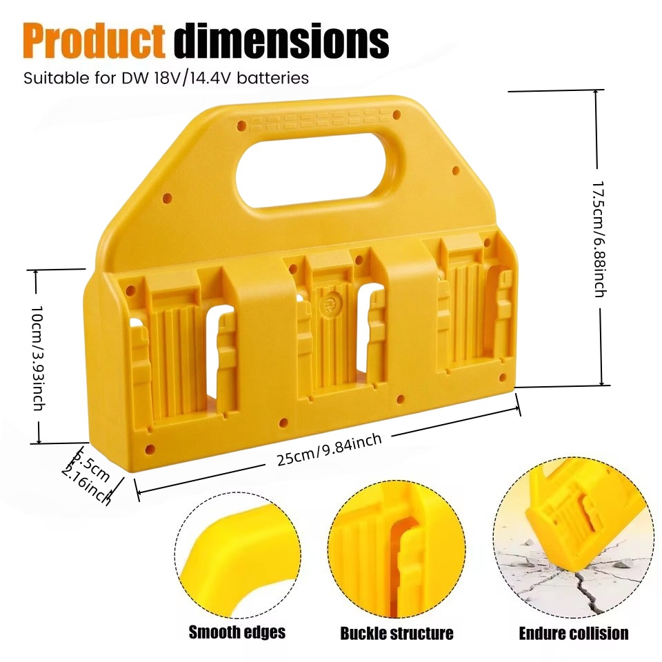 For Dewalt 18V Battery Storage - Tools In Electrical Workshop 评论和价格