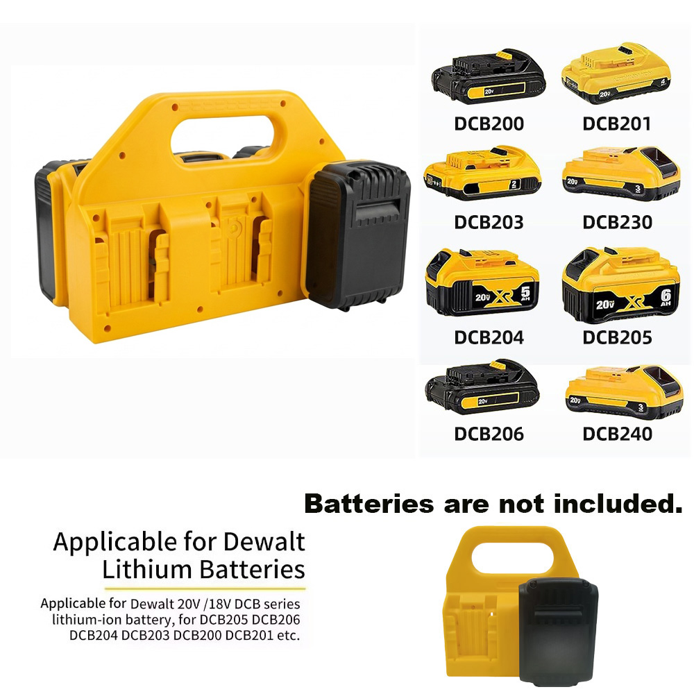 For Dewalt 18V Battery Storage - Tools In Electrical Workshop 评论和价格