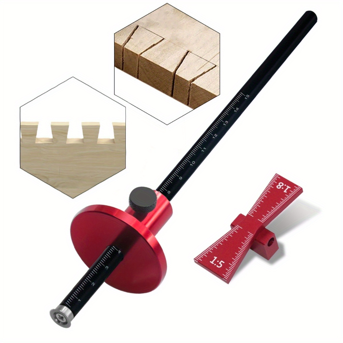 Bearing Wheel Cutter for Soft  - Dovetail Marking Guide 评论和价格