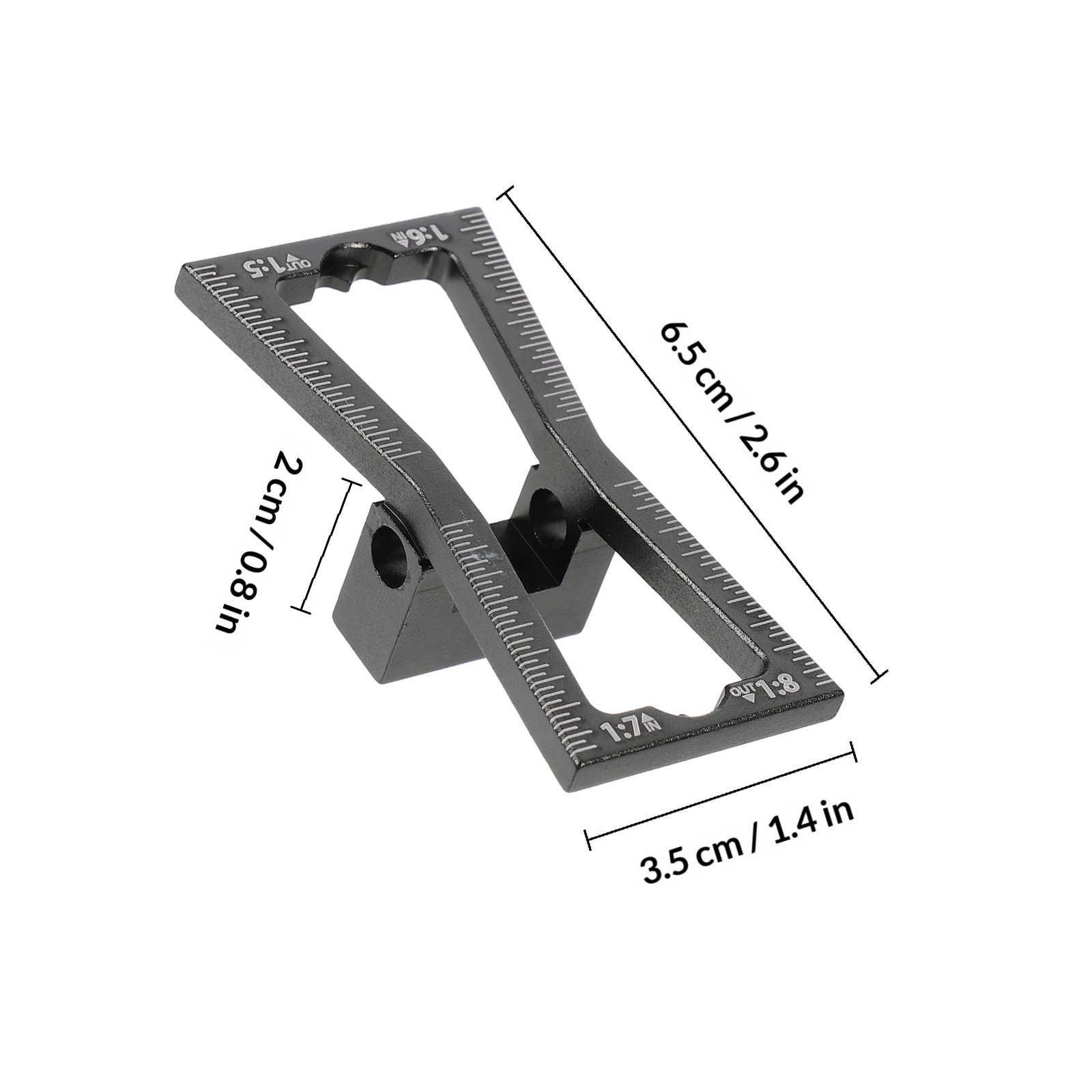 1Pcs Aluminum Alloy Dovetail M - Dovetail Marking Guide 评论和价格
