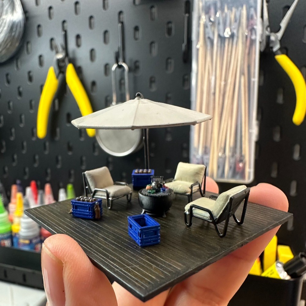 Diorama 1/64 Leisure Terrace M - Tools Workshop Kids 评论和价格