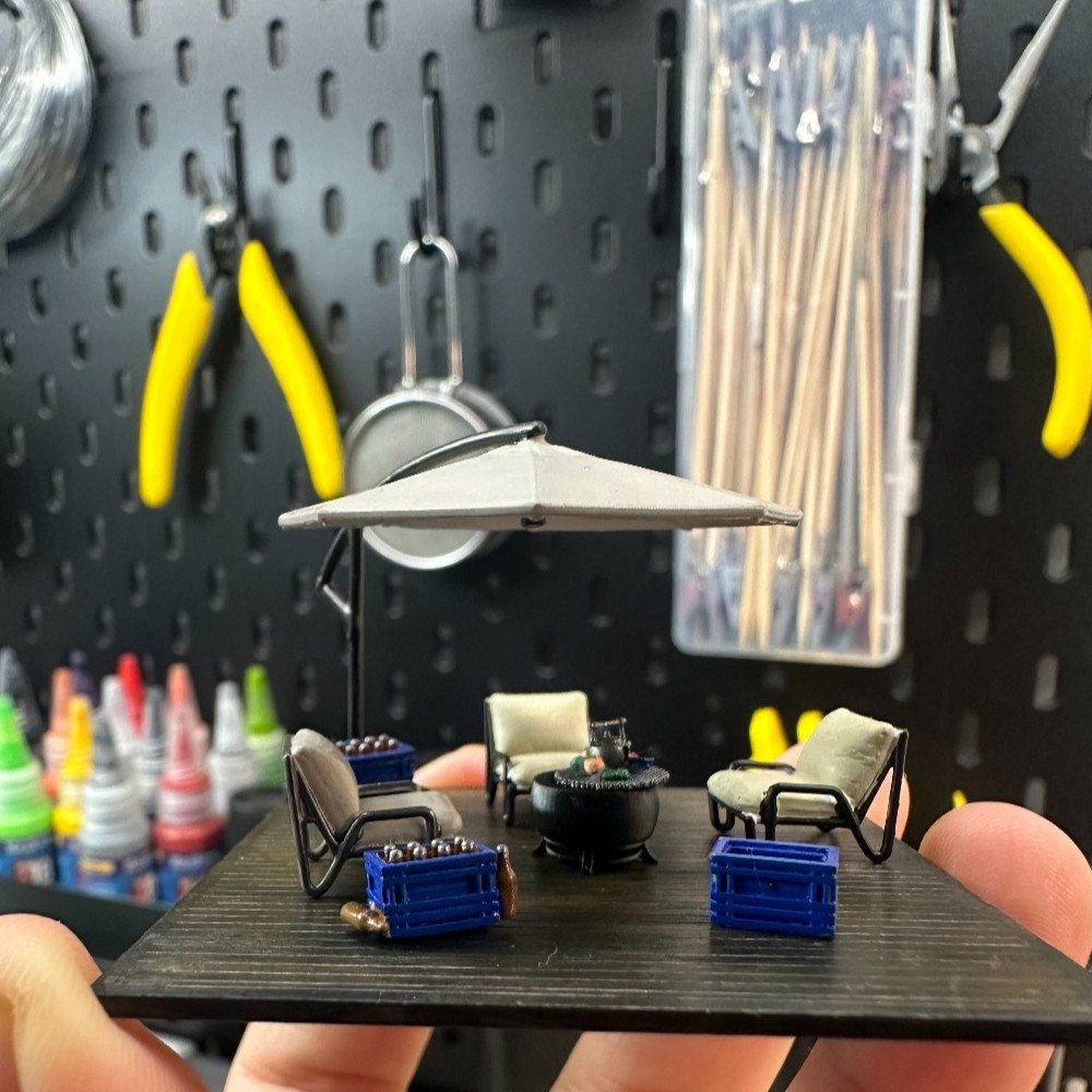 Diorama 1/64 Leisure Terrace M - Tools Workshop Kids 评论和价格
