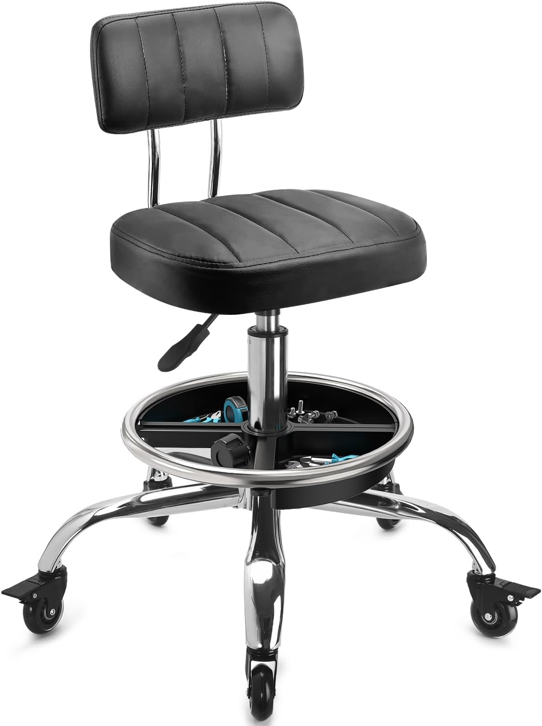 Garage Mechanic Stool With Bac - Tools In Mechanic Workshop 评论和价格