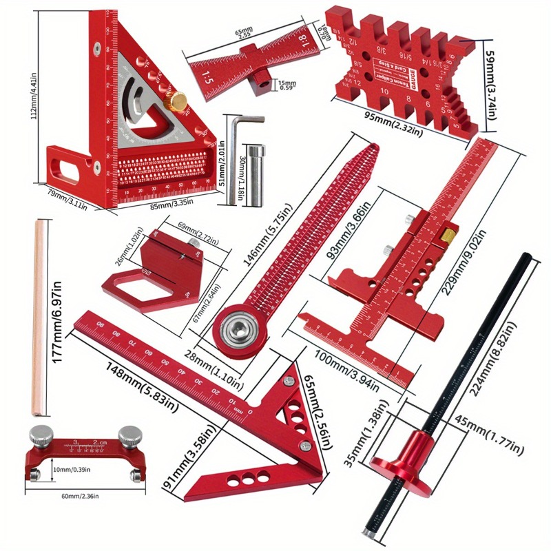 Workshop Carpenter Square Set  - Workshop Joinery Tools 评论和价格