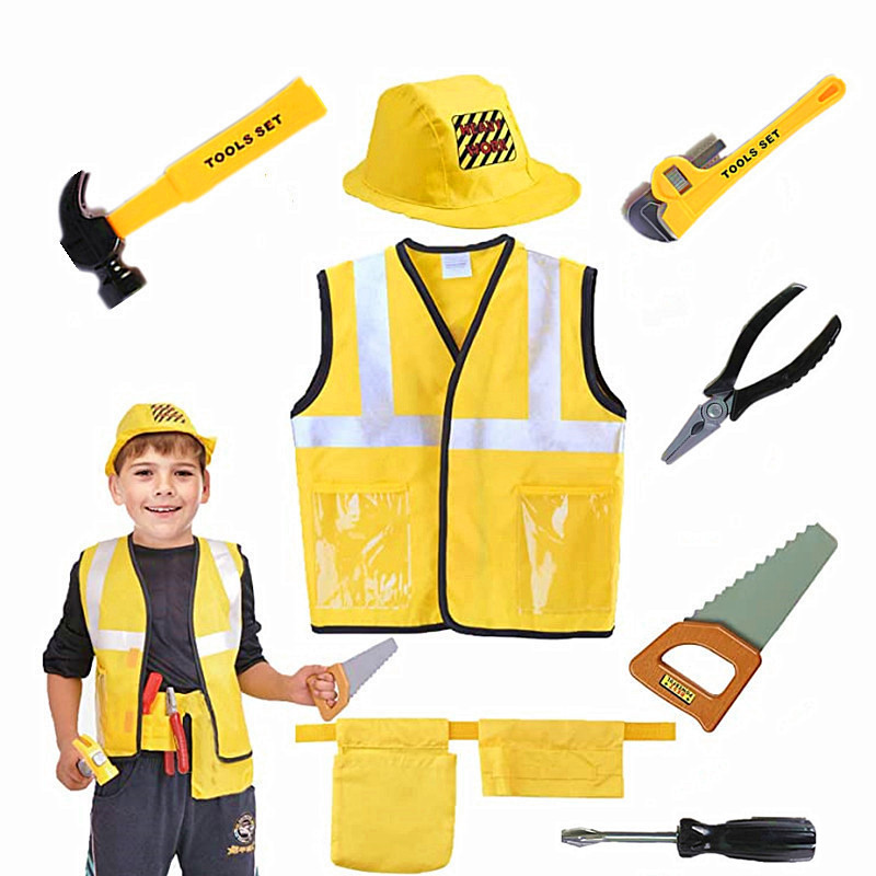 Toddler Construction Worker Ve - Tools Workshop Kids 评论和价格