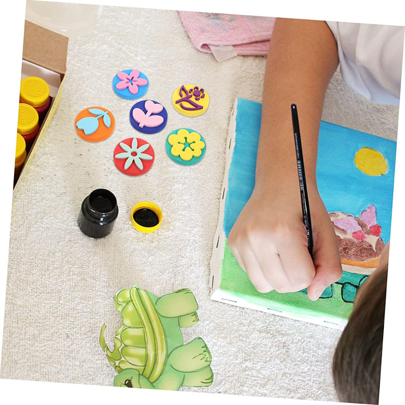 6Pcs/bag Foam Stamps for Paint - Tools Workshop Kids 评论和价格