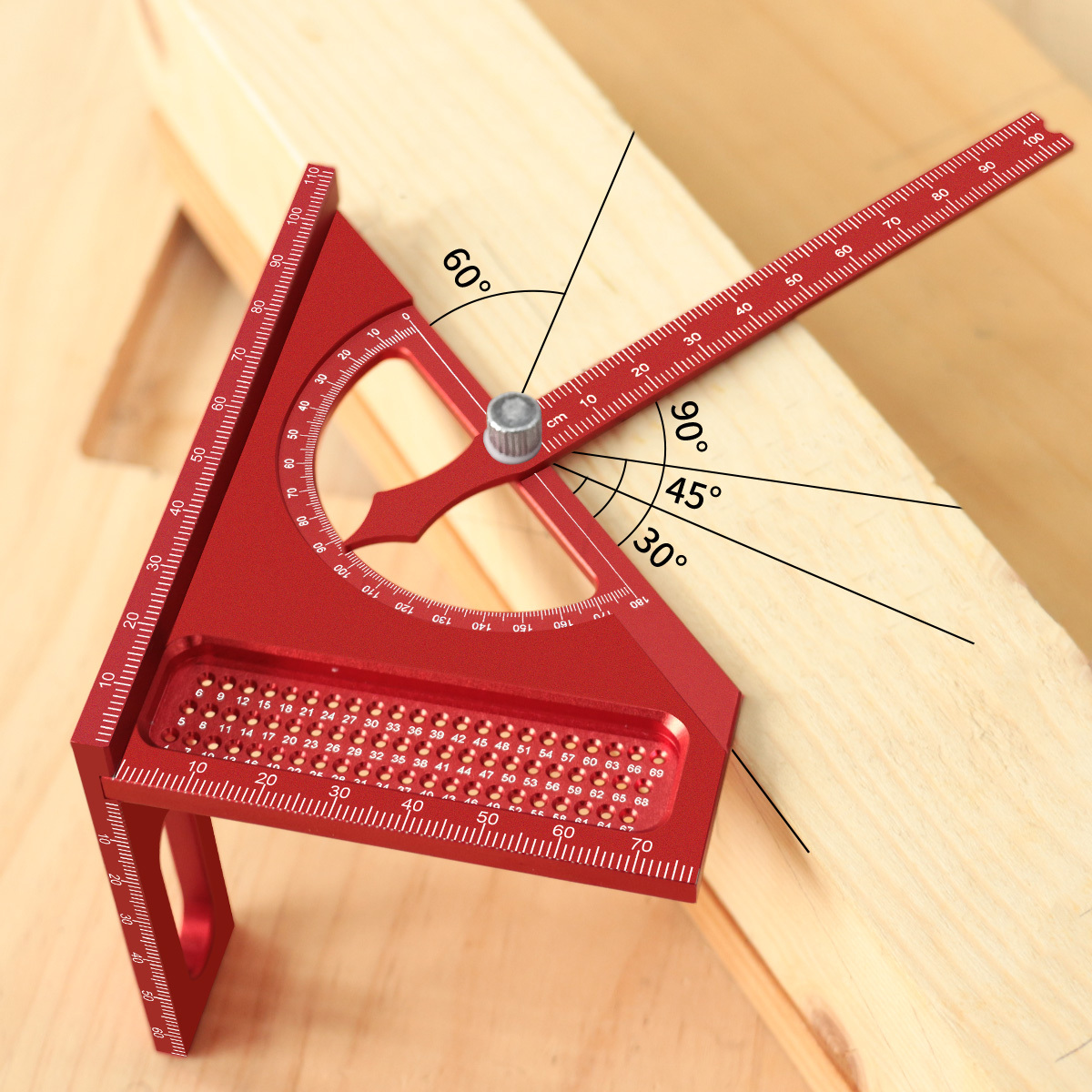 3D Adjustable Carpentry Square - Dovetail Marking Guide 评论和价格