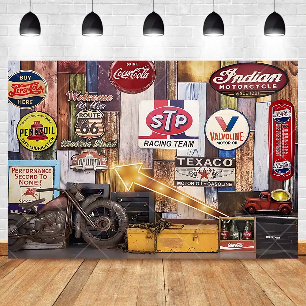 Retro Motorcycle Car Repairs G - Tools Workshop Kids 评论和价格
