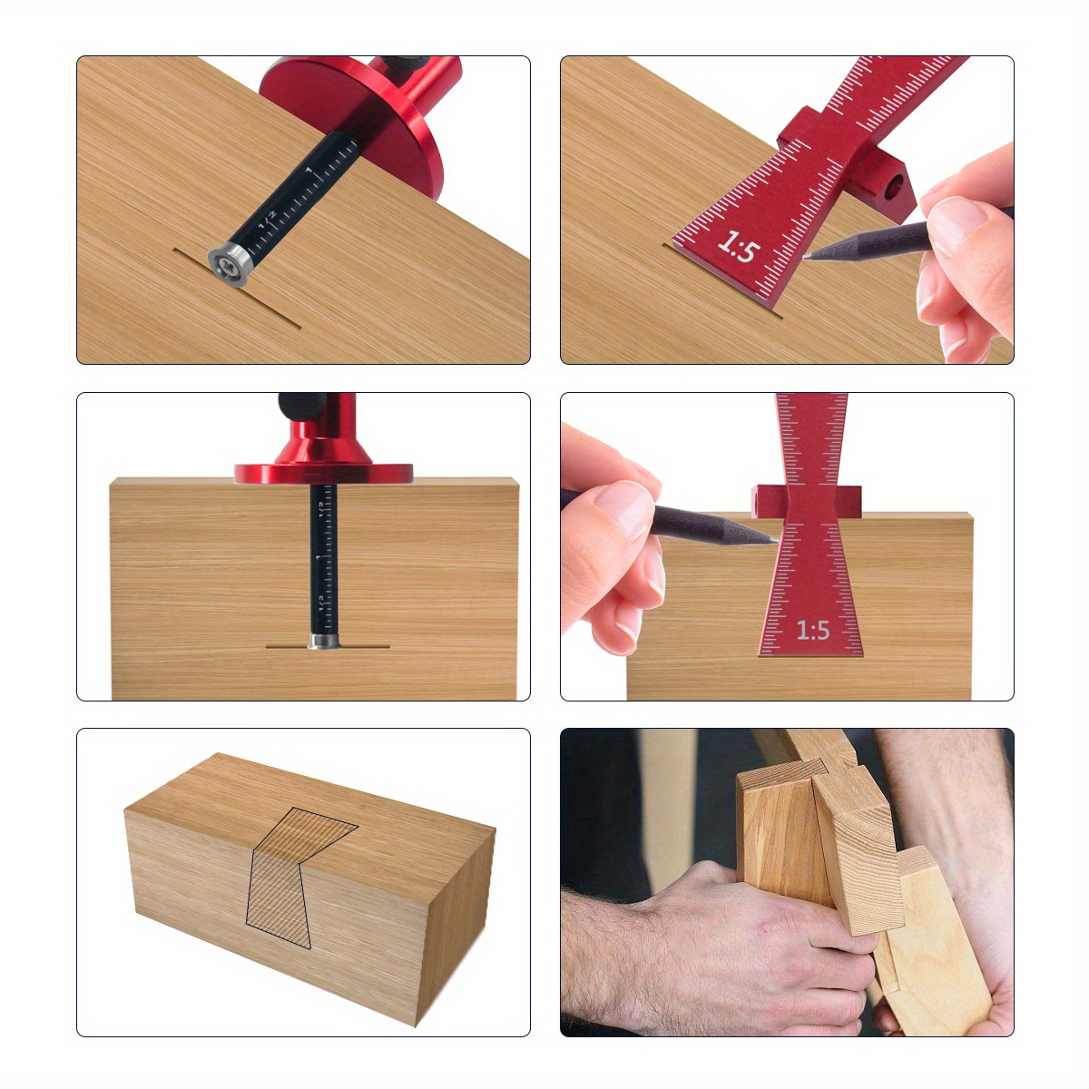 Wheel Marking Gauge Dovetail J - Dovetail Marking Guide 评论和价格